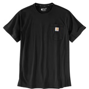 Carhartt Black Force Relaxed Fit Short Sleeve Pocket T-Shirt 104616-N04 Size M